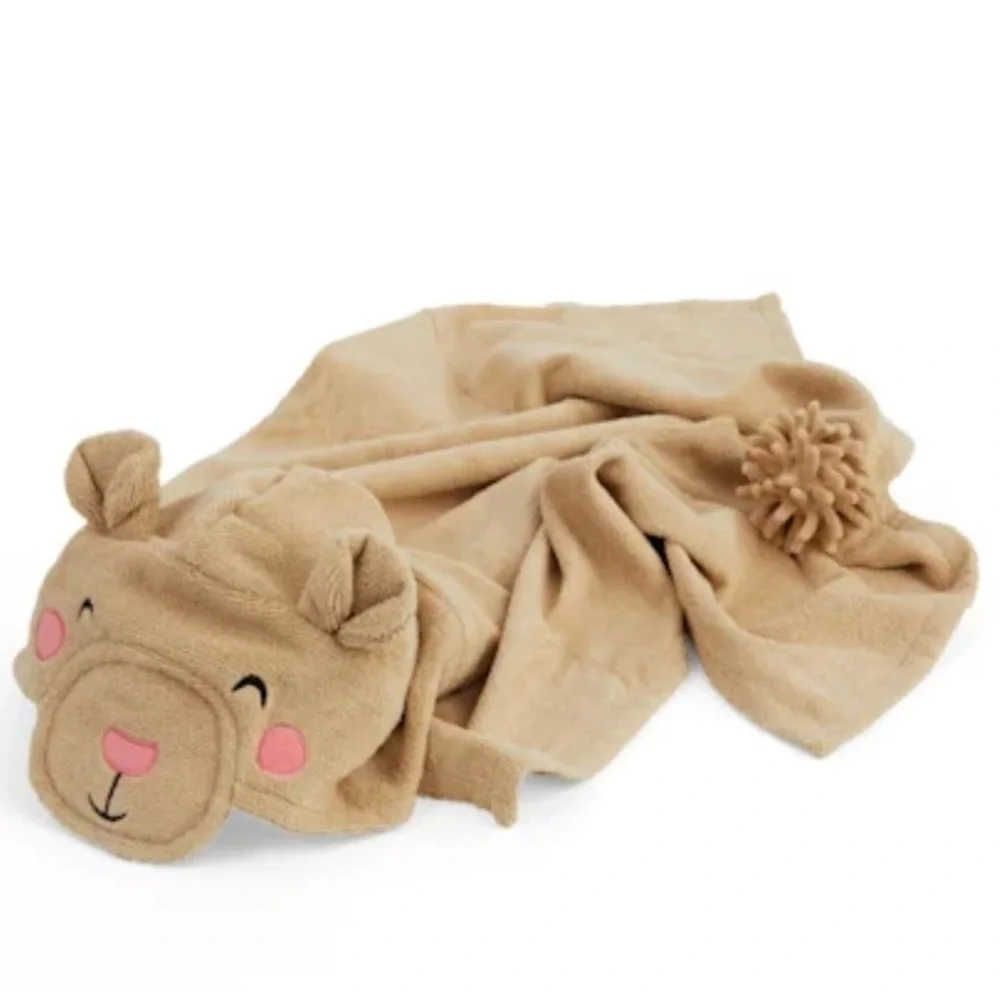 NWT hooded bear dog robe towel S/M